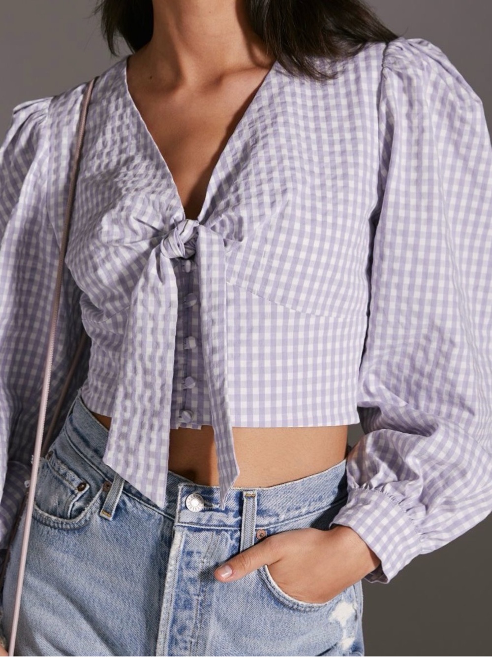 Maeve Gingham Top Blouse